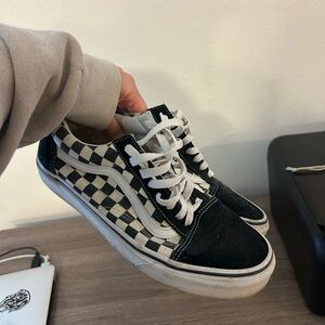 Men’s size 8.0 checkered vans